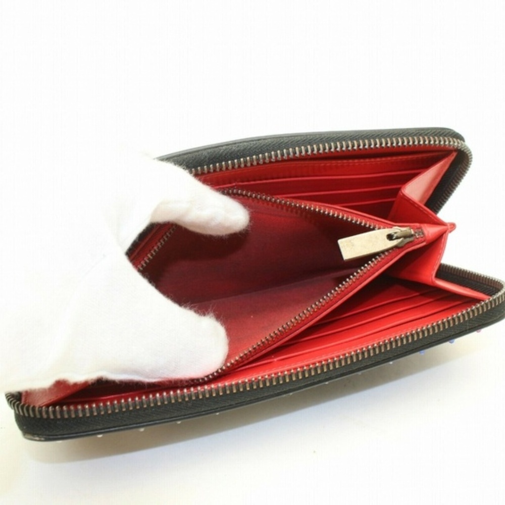 Authentic Christian Louboutin Zippy Wallet Black - Picture 4 of 12
